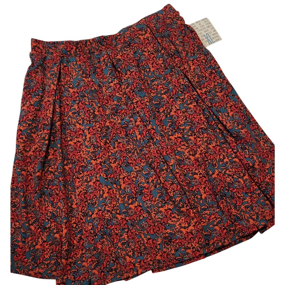 LulaRoe Madison Skirt, XL, Floral, NWT